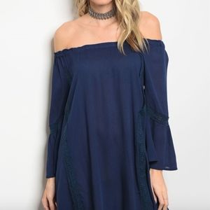 Off the shoulder dress
